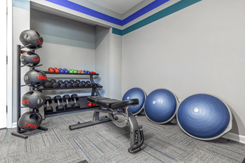 State-of-the-art gym and spin studio